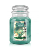 Large scented candle with two wicks Tinsel Thyme 680g