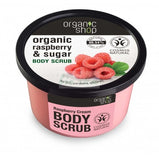 Organic Raspberry & Sugar Body Scrub body scrub with the scent of raspberry 250ml