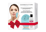 Set of sonic facial brush with a foamer Green + micellar gel for washing the face 3in1 150ml
