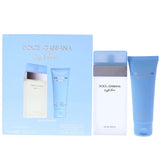 Light Blue Woman set eau de toilette spray 100ml + body cream 75ml