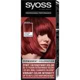 Permanent Coloration Pantone hair dye permanently coloring 5-72 Volcanic Pompei Red