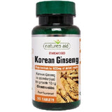 Korean Ginseng 600mg dietary supplement 90 tablets