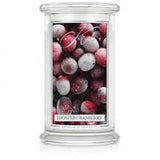 Large, scented candle with two cranberry wicks 623g