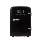 Cosmetics Fridge cosmetic fridge with a silver Matte Black logo