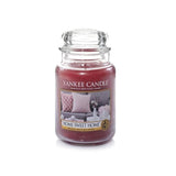 Scented candle, large jar, Home Sweet Home 623g