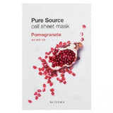 Pure Source Cell Sheet Mask cotton face mask Pomegranate 21g