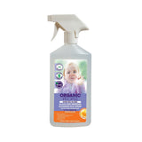 Glass And Mirrors Cleaning Eco washing spray for glasses and mirrors with organic lemon and orange 500ml