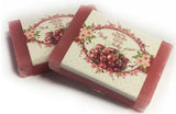 Natural sweet cherry bar soap 80g