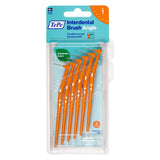Angle interdental brushes 0.45mm Orange 6pcs