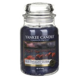Scented candle, large jar, Blue Twilight Storm 623g