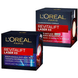 L'oreal set Revitalift Laser X3 day cream 50ml + night cream 50ml