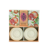 Sculpted Soap a set of Pomegranate body soaps 2x115g