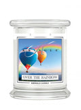 Medium scented candle with two wicks Over The Raibow 411g