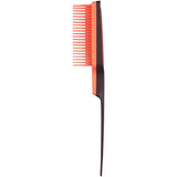 Back Combing hair comb Black Coral