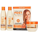 Keratina Straightening Post Treatment set shampoo 250ml + conditioner 250ml + mask 250ml