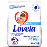 Baby hypoallergenic washing powder for baby and children's clothes, white 2.7 kg