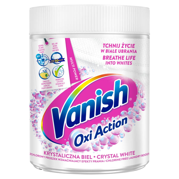 Oxi Action powder stain remover 470g for white fabrics – Cosmetics ...