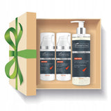 SupremeLab Men Line cleansing set face wash gel 200ml + moisturizing and soothing face cream 50ml + anti-wrinkle energizing face cream 50ml