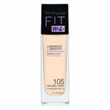 Fit Me Luminous + Smooth Foundation 105 Natural Ivory brightening face foundation 30ml