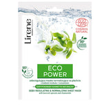 Eco Power seboregulating normalizing mask on a sheet with broccoli sprouts and chamomile 1pc