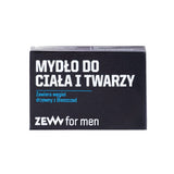 Body and face soap with charcoal from the Bieszczady Mountains 85ml