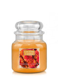 Medium scented candle with two wicks Golden Mums & Honeycrisp 453g