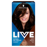 Live Intense Gel Color hair coloring gel 4.0 Dark Mocca