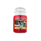 Scented candle, large jar God Bless America 623g