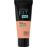 Fit Me Matte & Poreless Foundation matting face foundation 250 Sun Beige 30ml