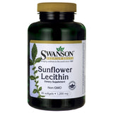Sunflower Lecithin 1200mg dietary supplement 90 capsules