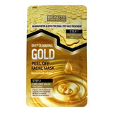 Gold Peel-Off Facial Mask deeply cleansing gold face mask with collagen 3g + 10g