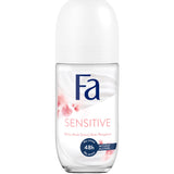 Sensitive 48h antiperspirant roll-on with the scent of white musk 50ml