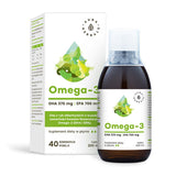Omega 3 DHA and EPA liquid dietary supplement 200ml
