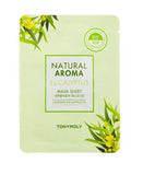 Natural Aroma Mask Sheet Eucalyptus moisturizing and illuminating face mask 21g