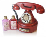 Vintage Red Telephone set of body lotion 85ml + shower gel 85ml