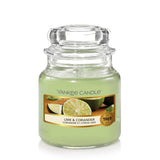Lime & Coriander scented candle small jar 104g