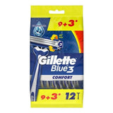 Blue 3 Comfort disposable razors for men 12 pcs