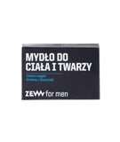 Body and face soap with charcoal from the Bieszczady Mountains 85ml