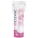 Rose Beauty cosmetic pads, round 80pcs.