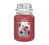 Scented candle, large jar for Christmas Celebration 623g
