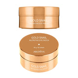 Gold Snail Nutritive Eye Patch firming hydrogel eye pads with snail mucin and colloidal gold 60pcs