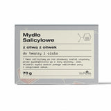 Soap a bar of salicylic soap with olive oil 70g