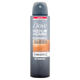 Men + Care Elements Talc Mineral + Sandalwood antiperspirant spray 150ml