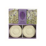 Sculpted Soap Lavender body soap set 2x115g