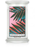 Large scented candle with two wicks Gingerlily & Palm 623g