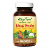 Balanced B Complex organic vitamin B B12 B6 folic acid dietary supplement 60 tablets