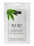 Hemp Beauty Moisturizing Sheet Mask moisturizing face mask with organic hemp oil 1 pc.