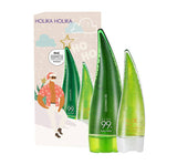 Aloe 99% Soothing Gel Set Multifunctional Aloe Body Gel 250ml + Aloe Facial Cleansing Foam Gentle Facial Cleansing Foam 150ml