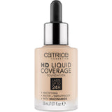 HD Liquid Coverage Foundation 24H matting face foundation 010 Light Beige 30ml