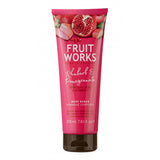 Fruit Works Body Scrub Rhubarb & Pomegranate body scrub 225ml